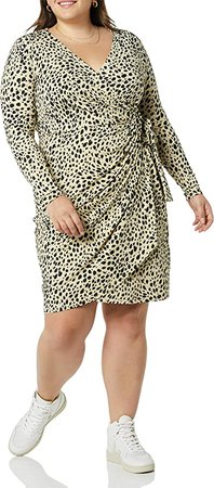 Amazon.com: Amazon Essentials Women's Plus Size Long Sleeve Classic Wrap Dress : Clothing, Shoes & Jewelry