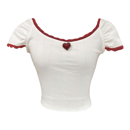 White Red Shirt