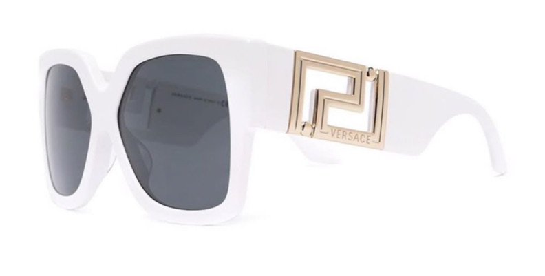 white Versace sunglasses