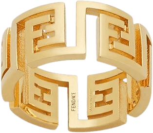 Fendi FF Ring Fendace gold-coloured ring