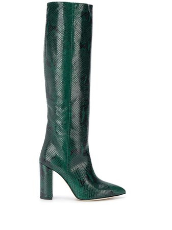 Paris Texas python print tall boots £510 - Shop Online - Fast Delivery, Free Returns