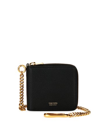 TOM FORD Leather Chain Wallet