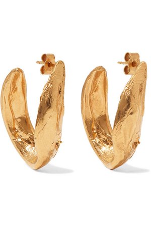 Alighieri | Surreal gold-plated earrings | NET-A-PORTER.COM