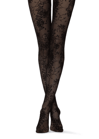 black lace tights