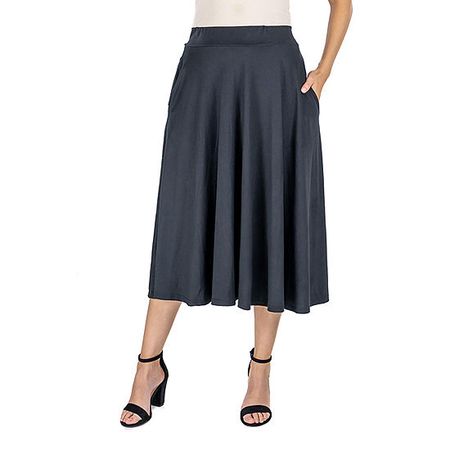 24/7 Comfort Apparel Womens A-Line Skirt - JCPenney