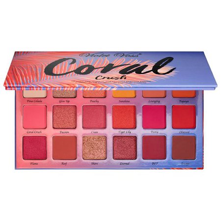 coral eyeshadow palette