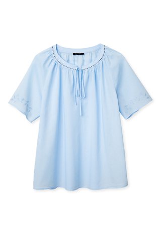 baby blue blouses