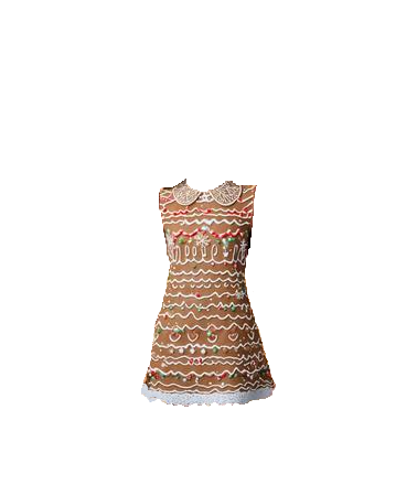 Gingerbread Dress - Candy Stripes Sleeveless  (Dei5 edit)