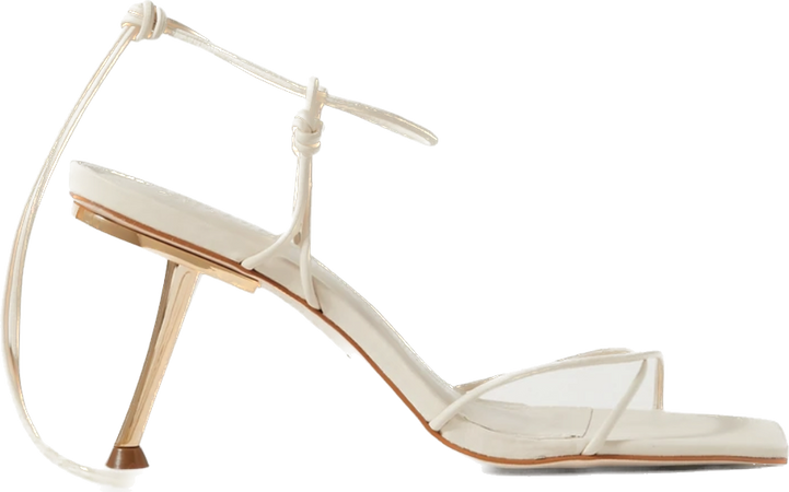 Cult Gaia Sanam Knotted Leather sandals