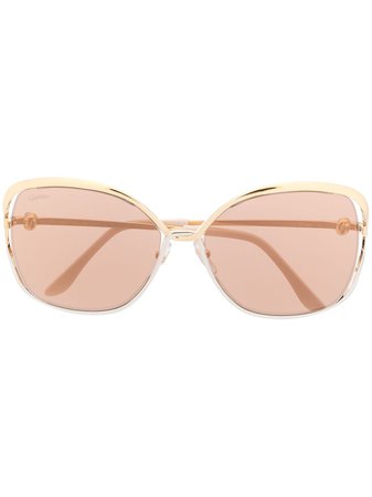 Cartier Eyewear Trinity cat-eye Sunglasses - Farfetch