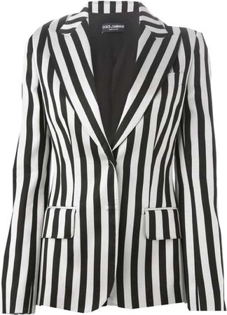 striped blazer