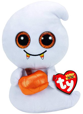 Amazon.com: Ty Beanie Boos Scream - Ghost med: Toys & Games