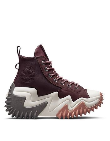 Converse Run Star Motion Counter Climate sneakers in black cherry | ASOS