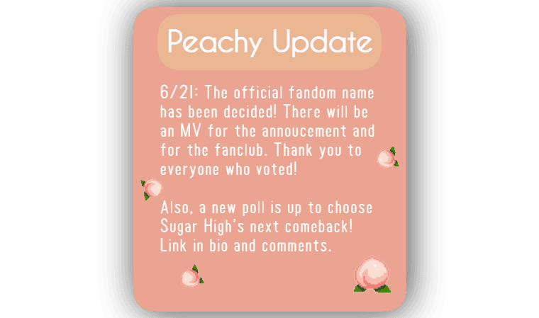 Peachy Update 6/21