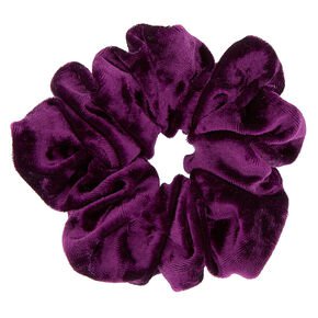 Medium Velvet Hair Scrunchie - Teal | Claire's US