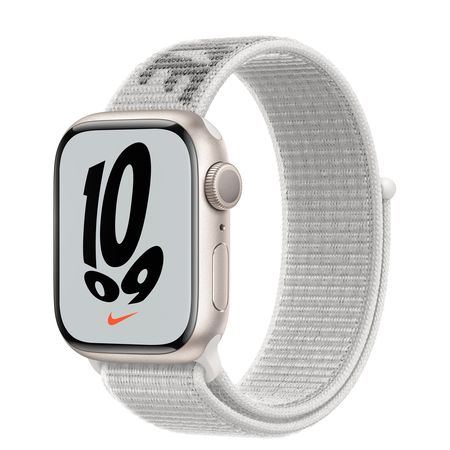 Starlight Aluminum Case with Nike Sport Band - Apple