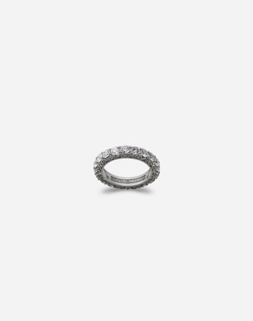 Dolce&Gabbana - SICILY RING IN WHITE GOLD WITH DIAMONDS