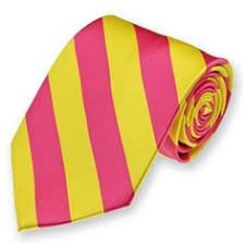 yellow and pink striped tie - Google Search