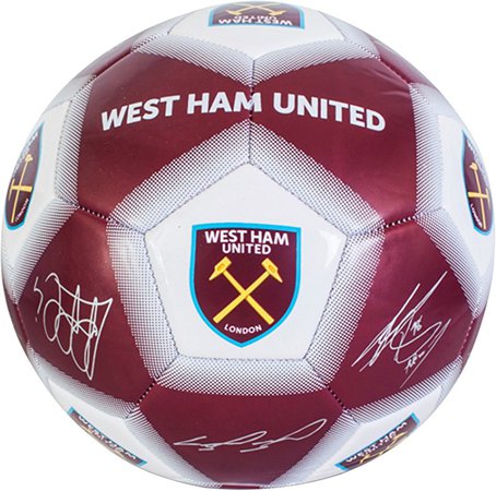 West Ham Signature Ball Blue Size 5: Amazon.co.uk: Clothing