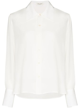 Saint Laurent Silk Shirt - Farfetch