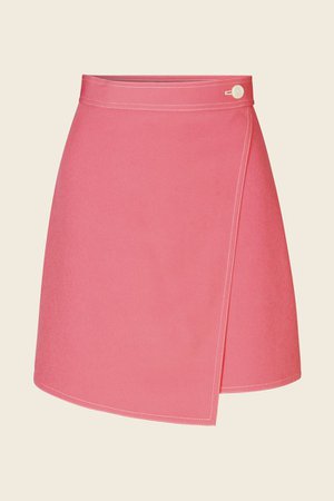 Alexa Short Tailored Skirt - Rose Colour - Stine Goya