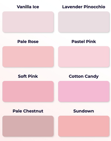 Pink Cool Color Pallet