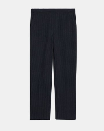 Treeca Pull-On Pant in Striped Viscose Knit