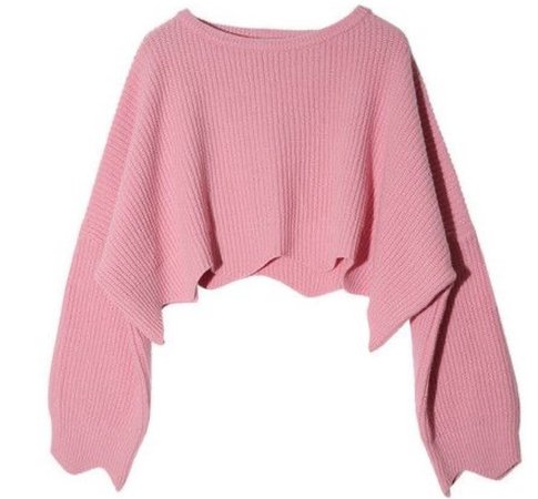 Cropped Chunky Knit Sweater