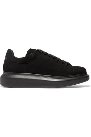 Alexander McQueen | Suede exaggerated-sole sneakers | NET-A-PORTER.COM