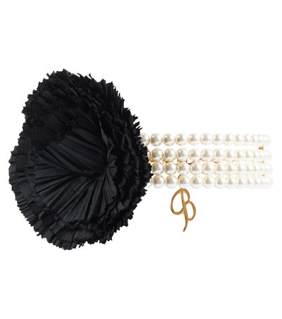 Blumarine - Embellished pearl choker | Mytheresa