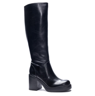Dirty Laundry Black Leather Gogo Boots