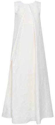 Linen-blend Maxi Dress