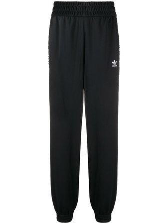 Adidas Logo Embroidered Track Trousers - Farfetch