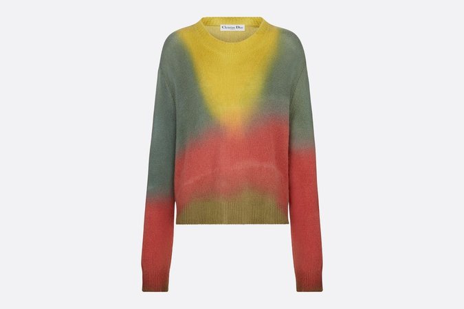 Multicolor Dioraura Cashmere Sweater - Ready-to-wear - Women's Fashion | DIOR