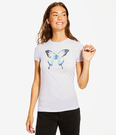 Los Angeles Butterfly Graphic Tee
