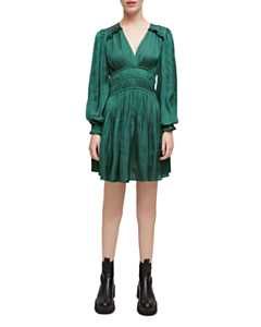 Maje Rianne Pleated Dress | Bloomingdale's