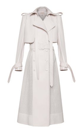 Eco-Leather Duo Double-Breasted Coat By Matériel | Moda Operandi