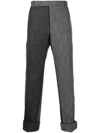 Thom Browne Tailored two-tone Trousers - Farfetch