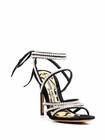 Alexandre Vauthier gem-embellished open-toe Sandals - Farfetch