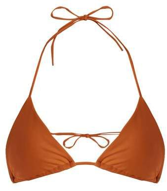 Matteau - The String Triangle Bikini Top - Womens - Orange