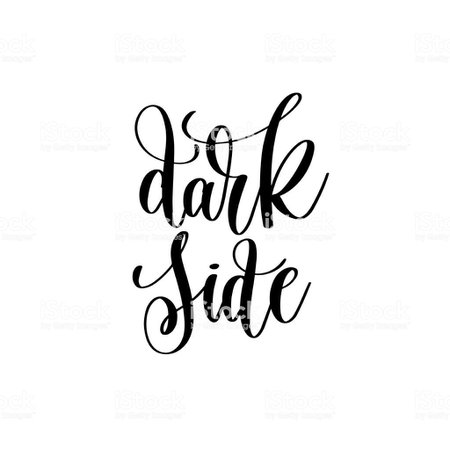 Positive Quotes Dark Side Stock Vector Art & More Images of Adult - iStock