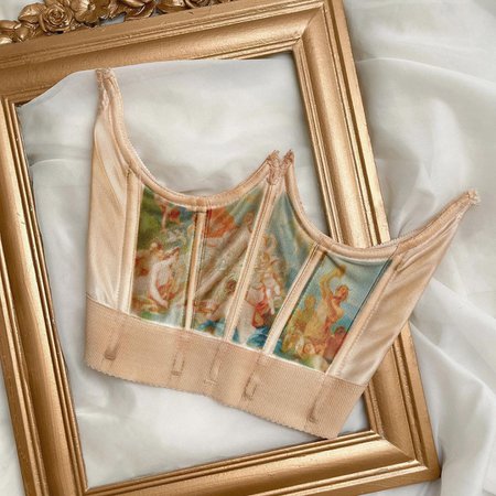 sororité. on Instagram: “wearable art 🎨 our The Birth of Venus by Pierre-Jacques Cazes underbust bustiers arrive online Wednesday, January 13th at 2:00 P.M. EST.”
