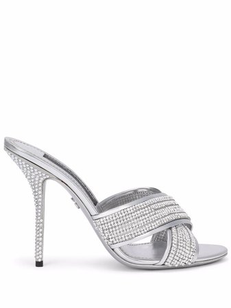 Dolce & Gabbana crystal-embellished open-toe Sandals - Farfetch