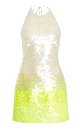 Paillette-Embellished Mini Dress By David Koma | Moda Operandi