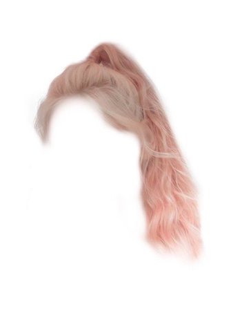 Blonde/pink pony tail
