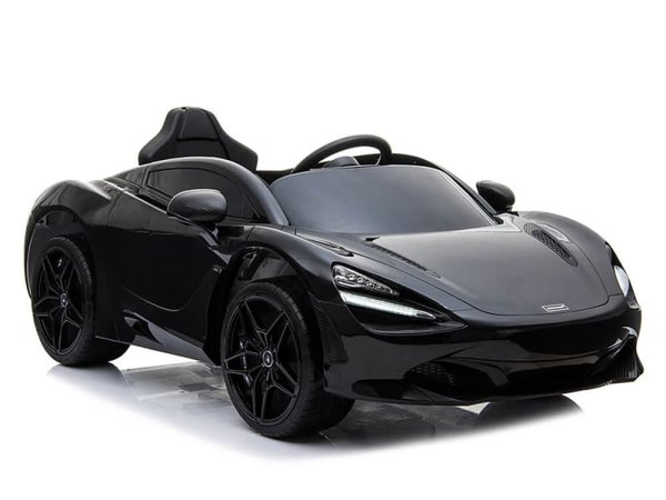 McLaren 720S 12V Kids Electric Ride On Car w/ Remote Control - Painted Black