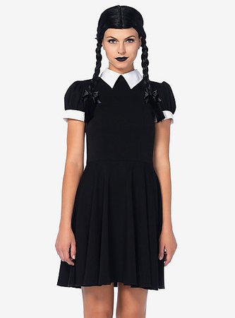 Gothic Darling Classic Collared Dress