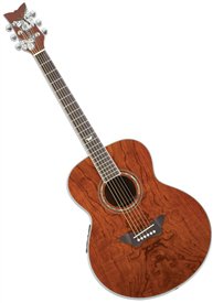 Daisy Rock Jumbo Acoustic/Electric Bubinga Butterfly Guitar