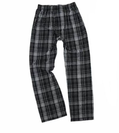 plaid pajama bottoms