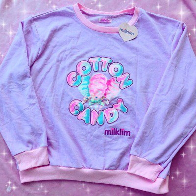Milklim Cotton Candy Sweater in Lavender